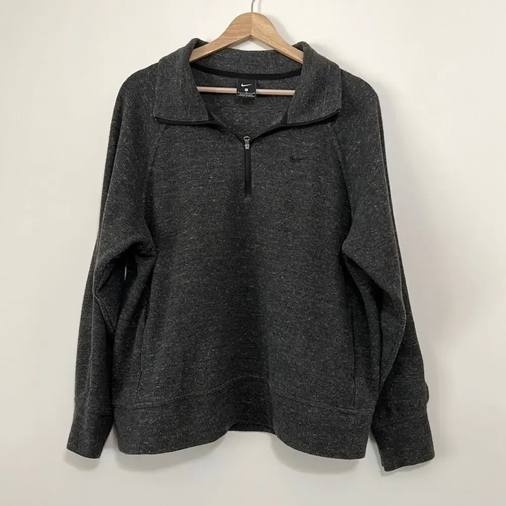 Nike Men's 1/4 Zip Pullover Sweatshirt - Picture 2 of 5